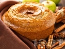 Рецепта Пухкав канелен кекс с орехи, ябълки, кисело мляко и бакпулвер в кръгла форма
